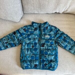 REI Kids Teal Graphic Puffer Jacket